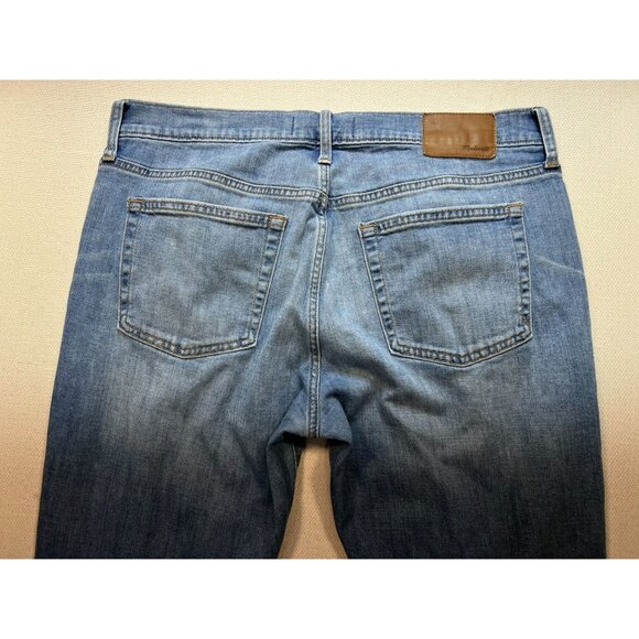 Madewell Men's Relaxed Skinny Jeans Stretch Denim Size 33x32 Blue Medium Wash - Picture 10 of 11